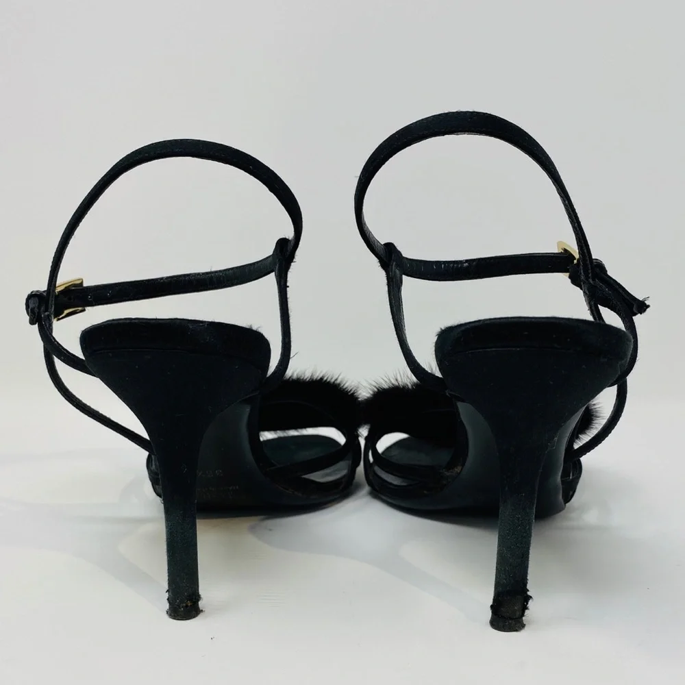 VALENTINO**Evening shoes w/Mink**EU 36.5 $1395 - Picture 4 of 8